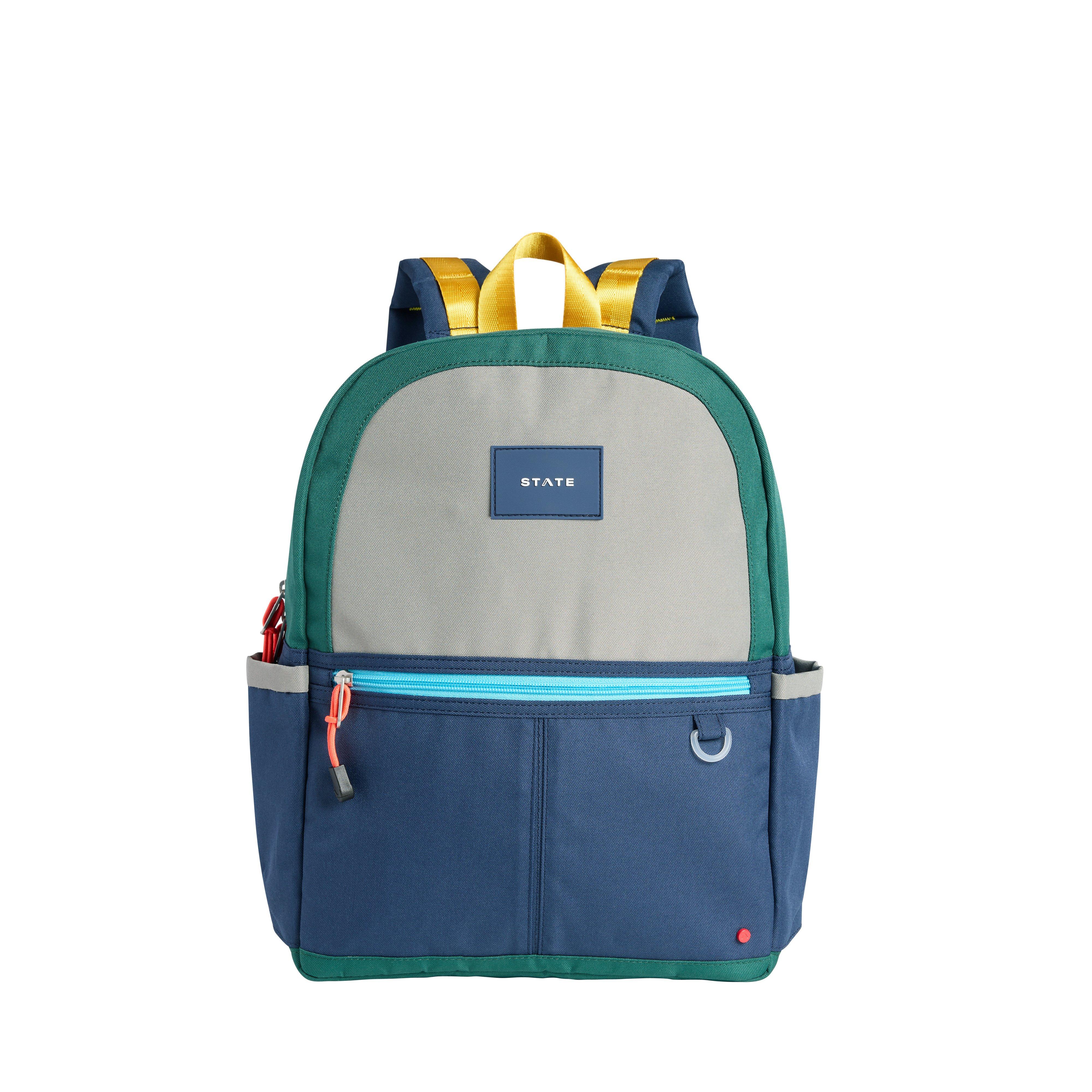 STATE Bags Kane Backpack - Green/Navy - GREEN/NAVY